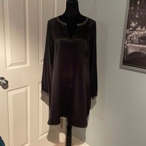 Silky tunic dress